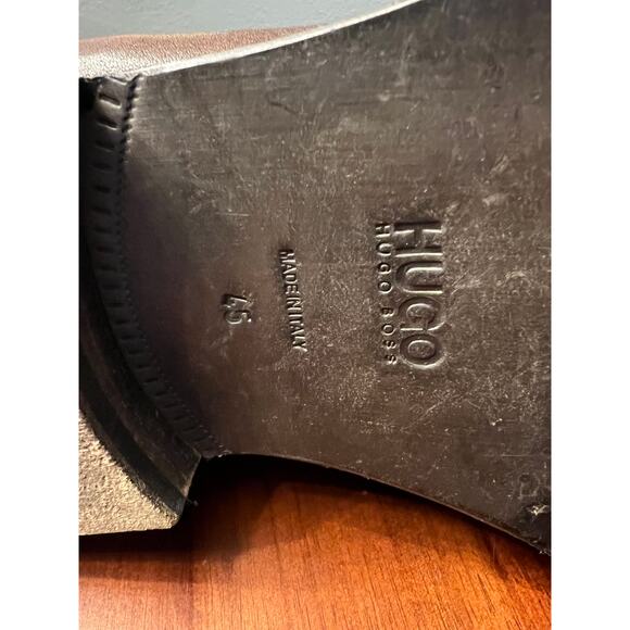 Hugo Boss Men’s Combat/Military Style Boots, Size 45/US 12 - Picture 4 of 5